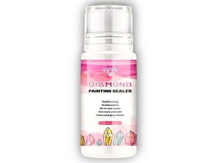 Ochranný lak pro fixaci kamínků diamantového malování – 60 ml