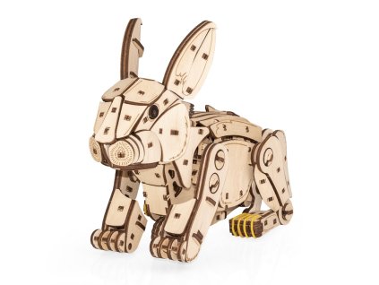 Dřevěná 3D stavebnice — králík