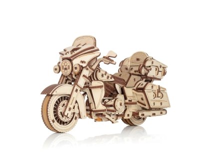 Dřevěná 3D stavebnice —  motorka