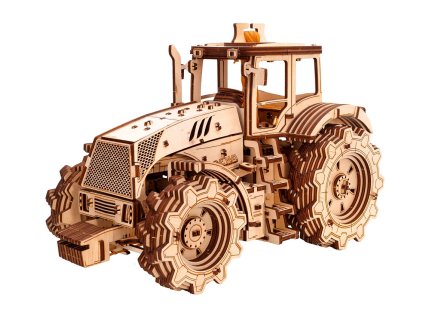 Dřevěná 3D stavebnice — Traktor