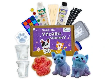 Taba squishy sada na výrobu kočičky a pejska