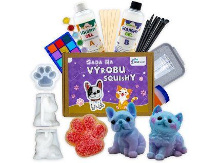 Taba Squishy Set zum Basteln von Kätzchen und Hündchen
