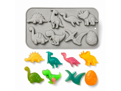 Silikonová forma – dinosauři