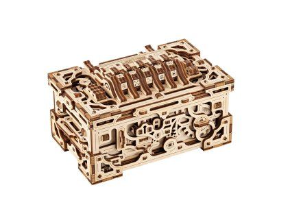 Dřevěná 3D stavebnice — Enigma truhlička