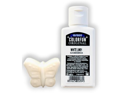 Bílá barva řada COLORFUN 25 ml