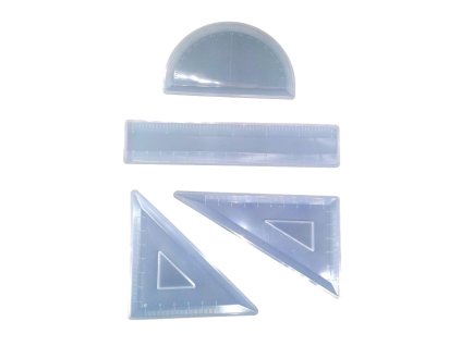 Silikónové formy – sada pravítok