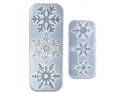 Silikonové formy – sady vloček