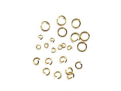 Spojovací kroužky zlaté