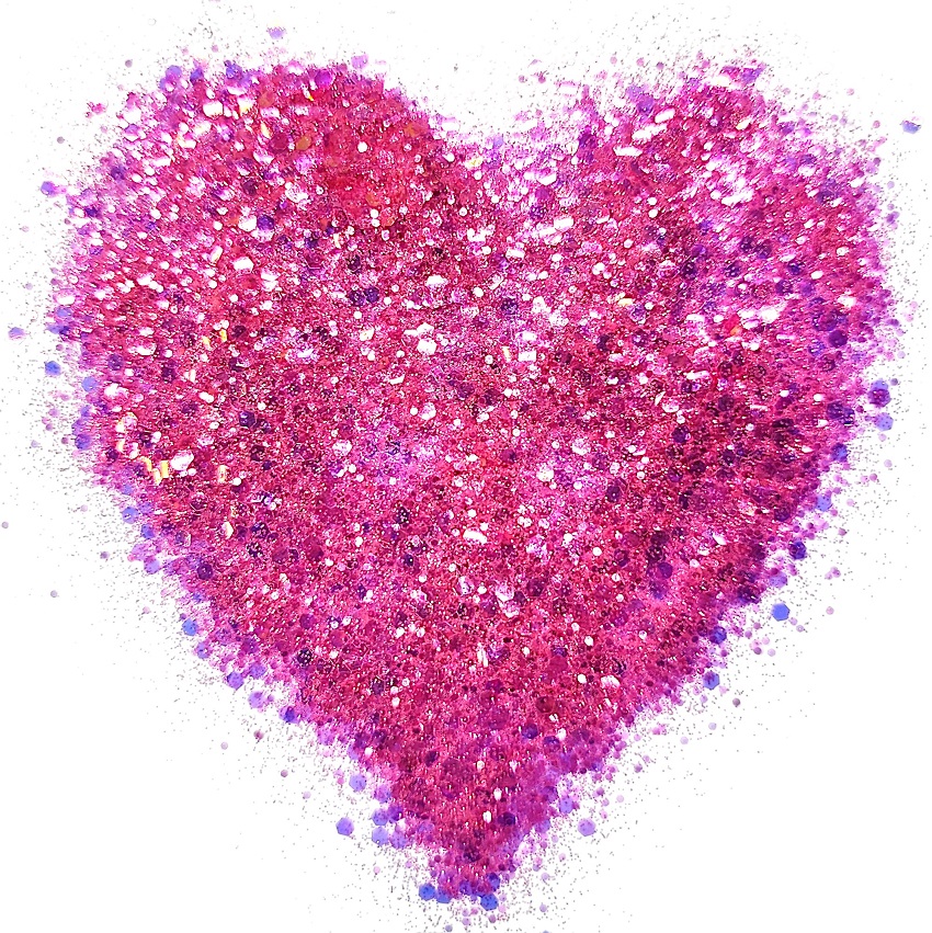 Holografické glitrové třpytky do pryskyřice 20 g – růžové