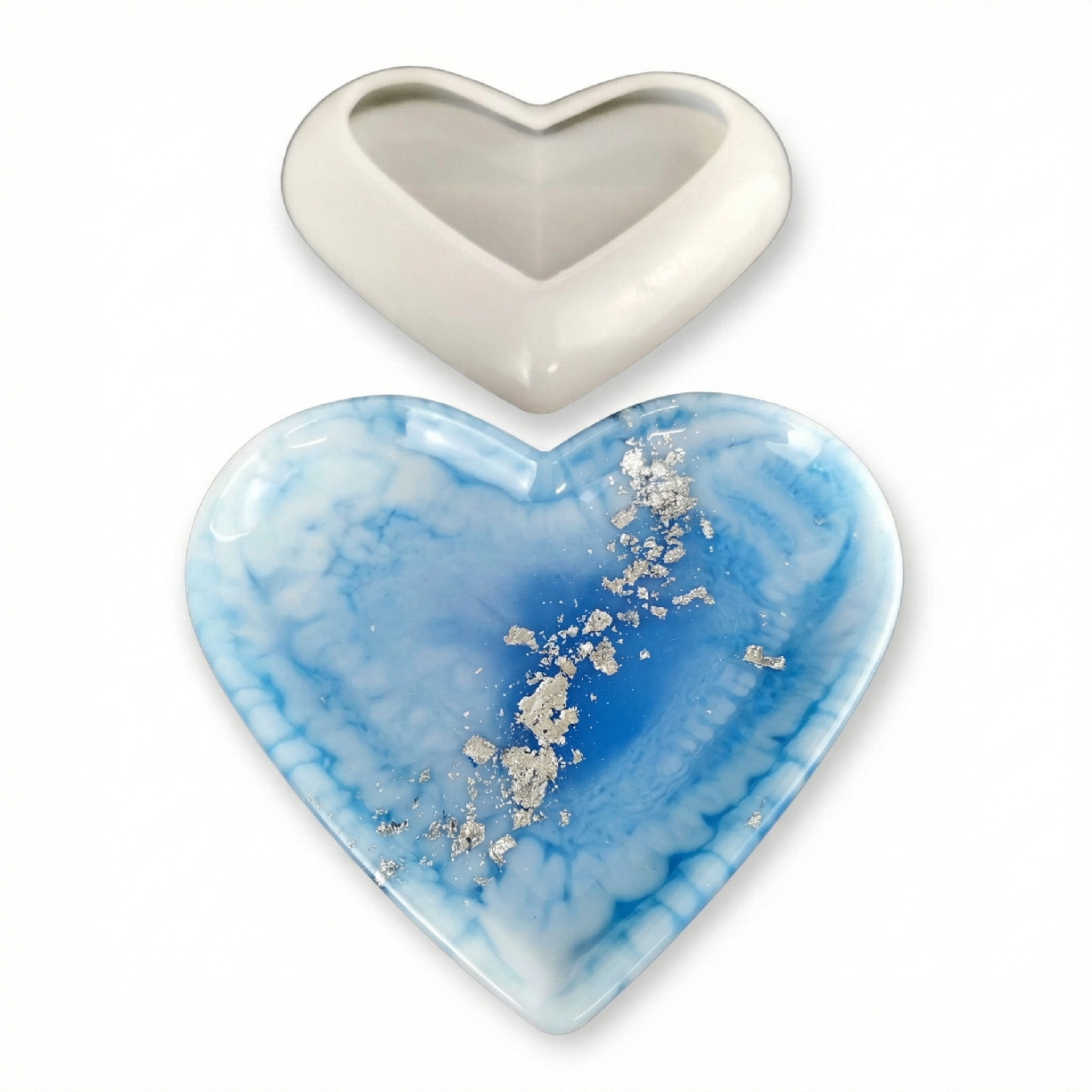 Silikonová forma – miska srdce