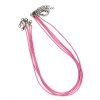 Braided lanyard with carabiner 45 cm