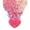Holografické glitrové třpytky do pryskyřice 10 g – růžové