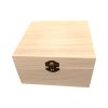 Wooden tea box to decorate with resin