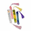 Střapce na záložky do knih duhové – 9 cm