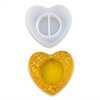 Silikonová forma – svícen srdce