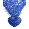 Holografické glitrové třpytky do pryskyřice 10 g – modré