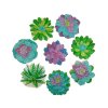 Diamant Malerei – Untersetzer Sukkulenten 8 Stk. mit Ständer