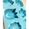 Silikonform zur Seifenherstellung – Blumen 6 Stk.