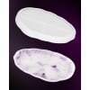 Silikonová forma na epoxidovou pryskyřici - oválný servírovací talíř s vlnitým okrajem