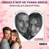 RingString Heart - vytvořte si obraz z nití podle fotky