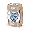 Dřevěné puzzle — vlk