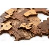 Dřevěné puzzle — mapa světa Choco World