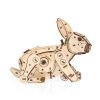 Dřevěná 3D stavebnice — králík