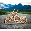 Dřevěná 3D stavebnice —  motorka Cruiser