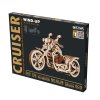 Dřevěná 3D stavebnice —  motorka Cruiser