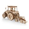 Dřevěná 3D stavebnice — traktor Belarus-82.3 s pluhem