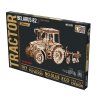 Dřevěná 3D stavebnice — traktor Belarus-82.3 s pluhem