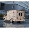 Dřevěná 3D stavebnice — ambulance