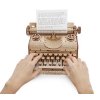 Dřevěná 3D stavebnice — psací stroj