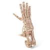 Dřevěná 3D stavebnice — kybernetická ruka