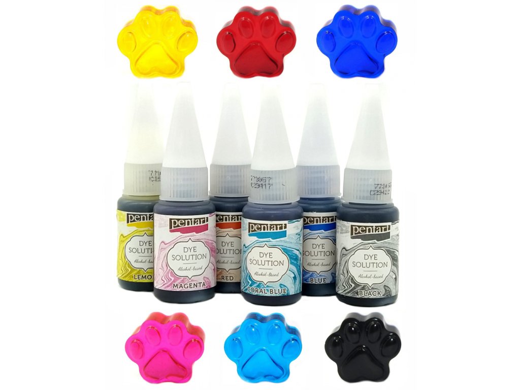 Výber farieb a pigmentov do živice