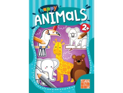 Omaľovánka happy Animals