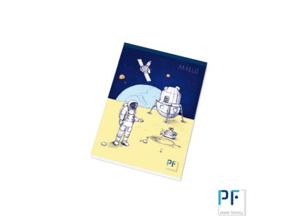 Náčrtník astronauta A4 20 listový LIMITOVANÁ EDÍCIA PAPER FACTORY