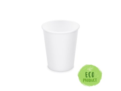 papierovy pohar biely 280 ml m o 80 mm 50 ks