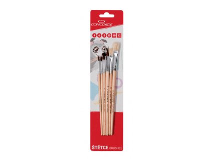 Štetec sada 6ks CONCORDE A65580 (gul.4,6,8,10pl.10,12)
