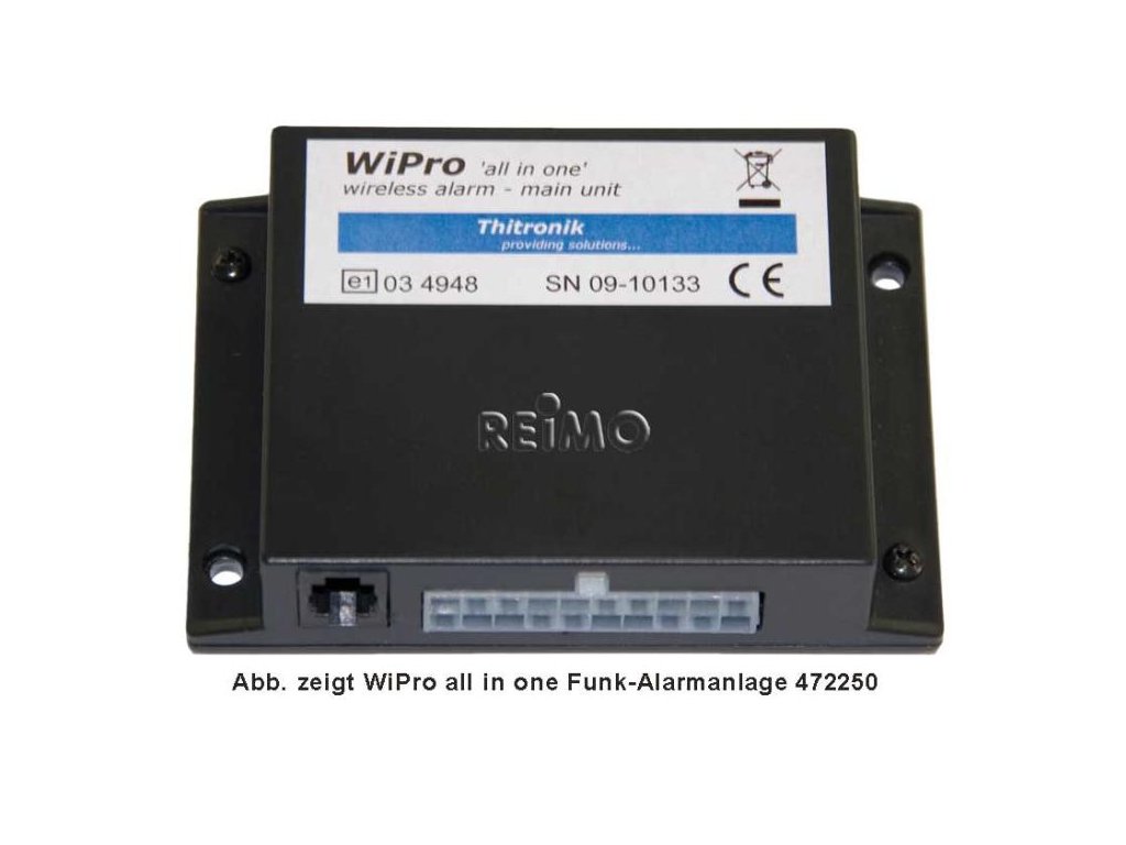 Rádiový alarm WiPro "vše v jednom" jako předmontovaná instalační sada Pro Iveco Daily od 06