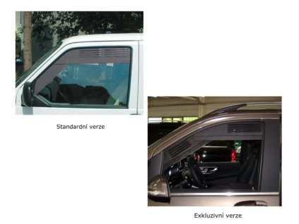 Okenní větrací mřížka pro kabinu řidiče pro vozidla Volkswagen Transporter