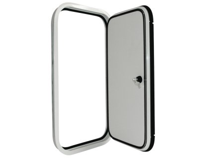 Prefabrikované dveře do karavanu v bílé barvě System 2000