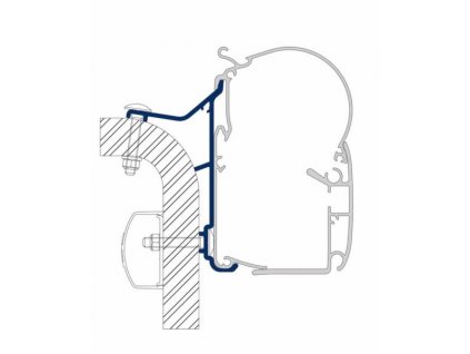 Adaptér f.Prost.500,4 Singlepl.Hymer,Eriba