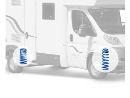 Vinuté pružiny pro přední nápravu Ducato 250/ Boxer/ Jumper od roku 2006