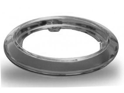 Ozdobný kroužek 122mm chromovaná mřížka