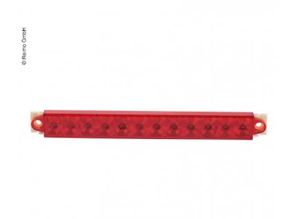LED stop světlo červené/chromové, 9-32 V, 2,2 W IP67, 500 mm kabel