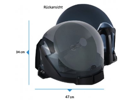 Přenosná satelitní anténa s automatickým nastavením