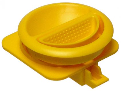 Nábytková úchytka -  kulatá, žlutá