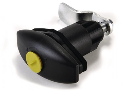 Otočný zámek víka zavazadlového prostoru TWIST LOCK - černý
