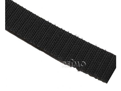 Samolepicí páska na suchý zip o šířce 20 mm a délce 5 m Barva: černá